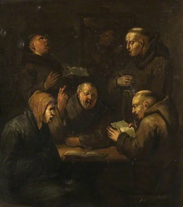 Monks singing
