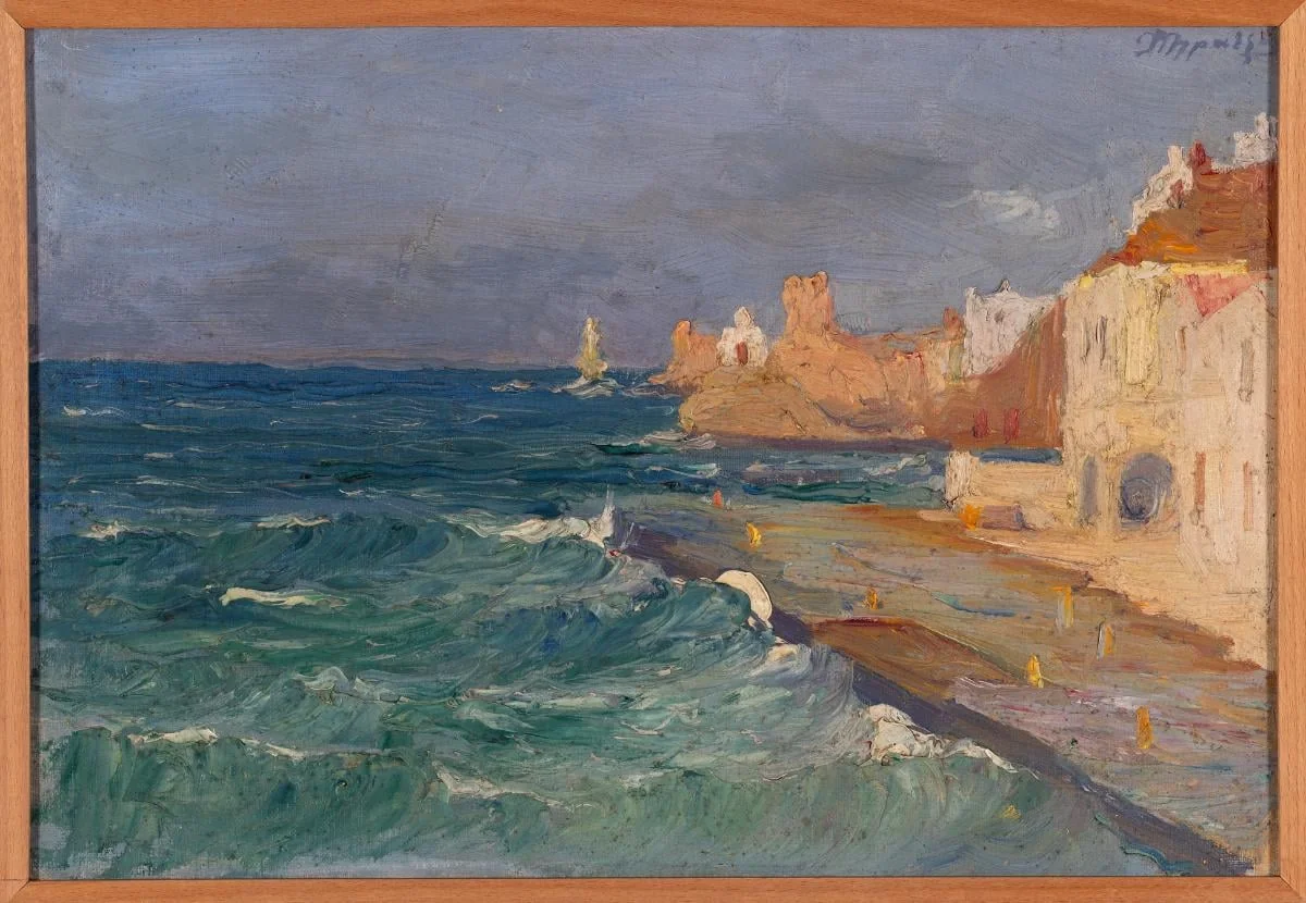 Landscape- Andros-fouskothalasia, by Braesas Dimitrios, unspecified
