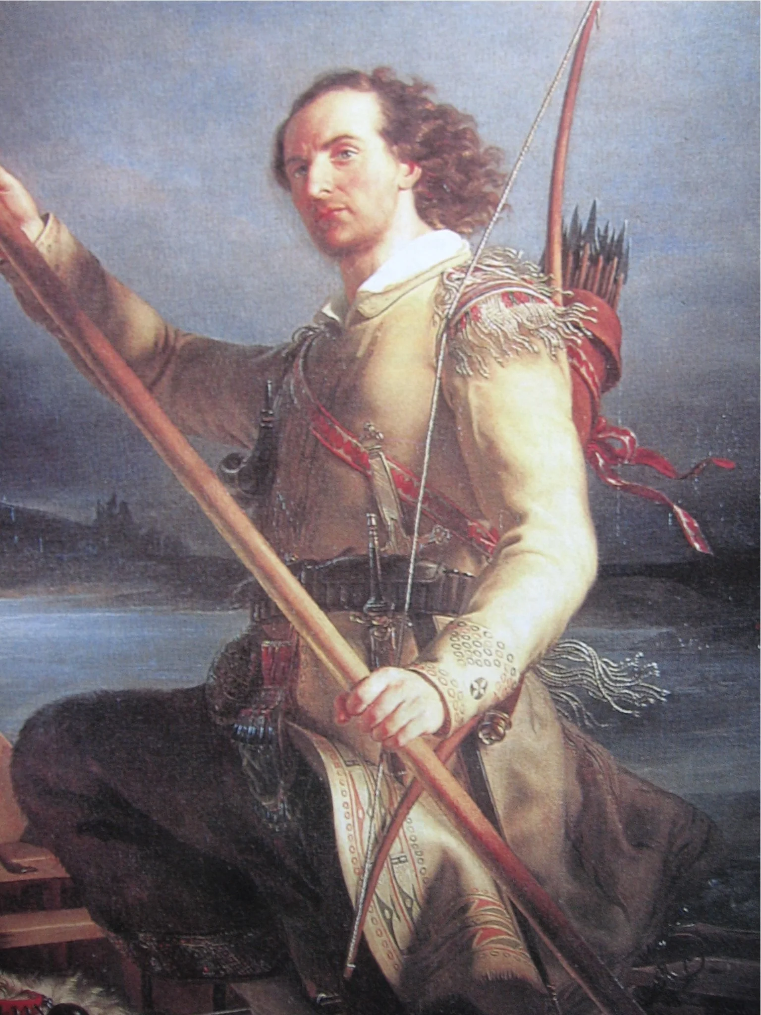 Porträt des Giacomo Costantino Beltrami, by Enrico Scuri, unspecified, 1842