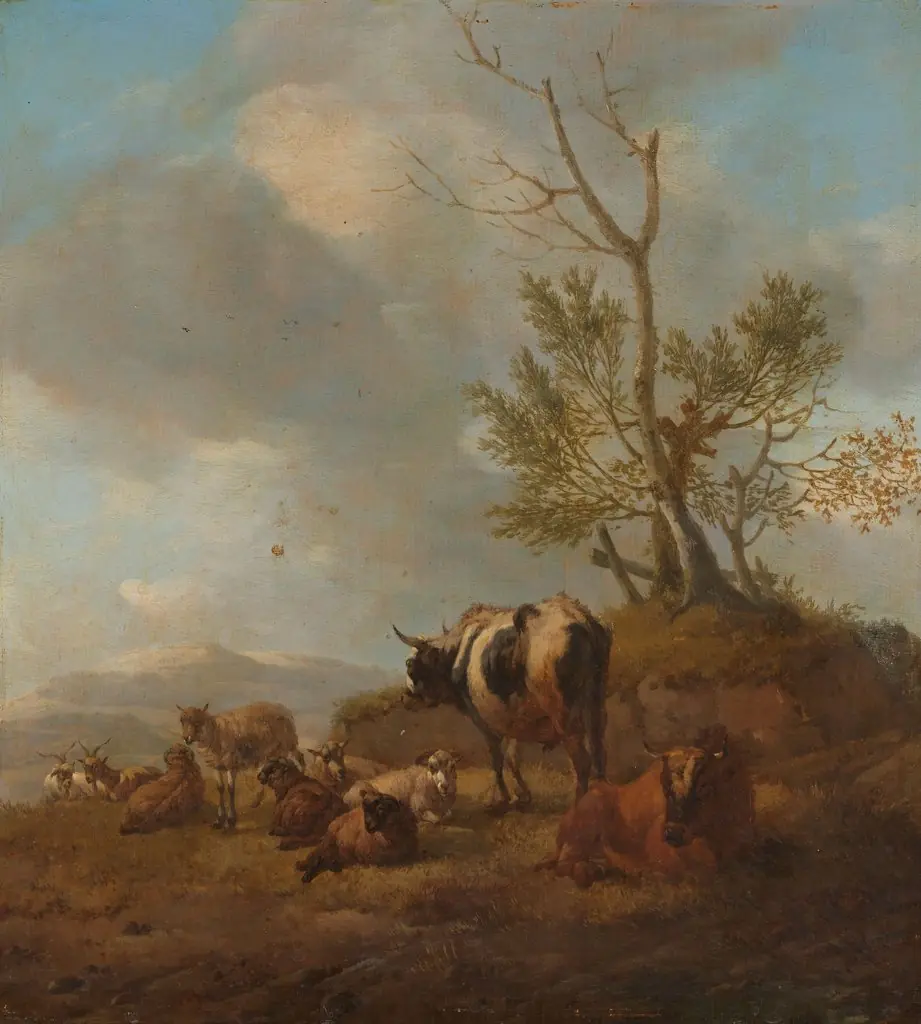 Landscape with cattle