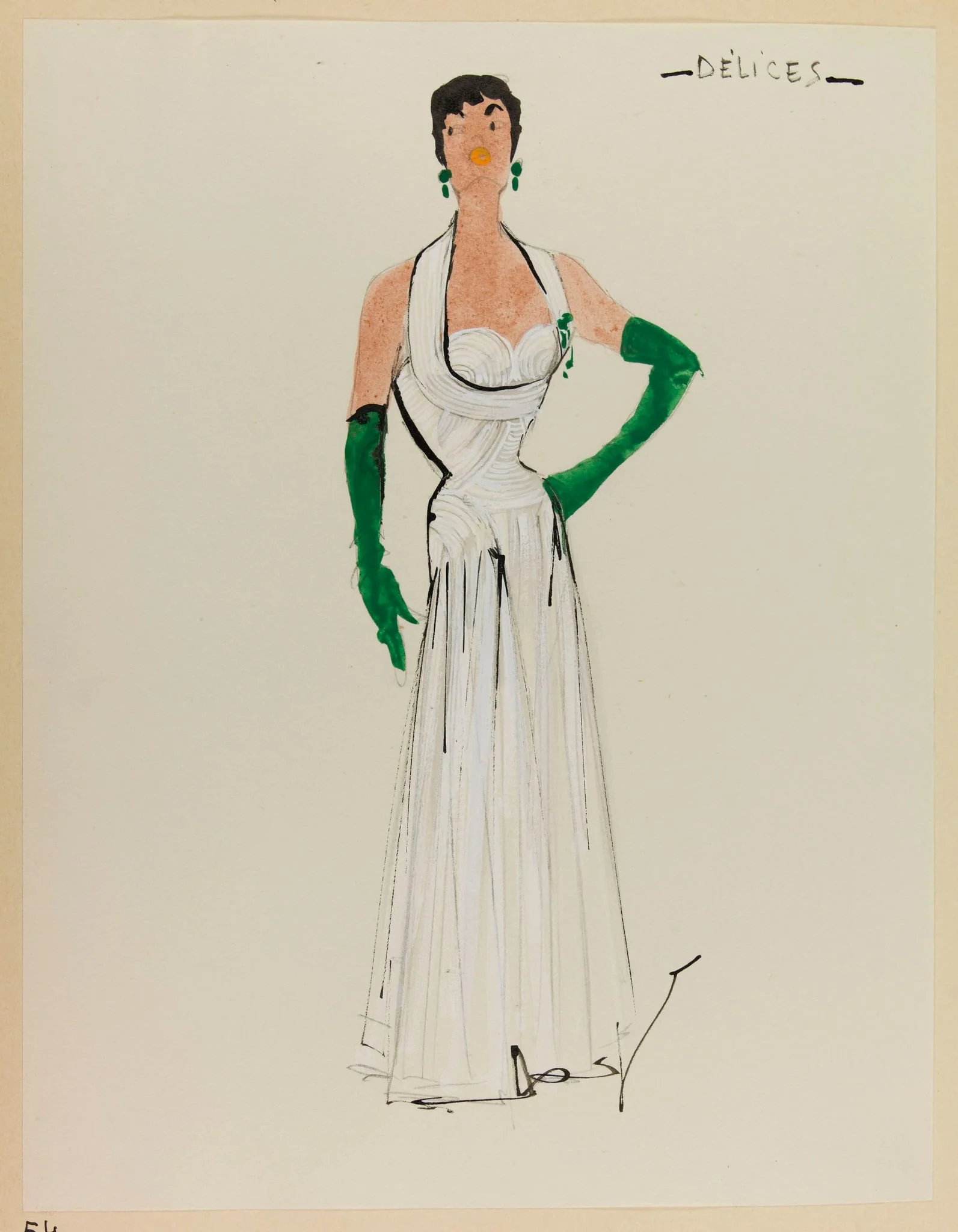 Délices, by Marie-Louise Carven, 1953