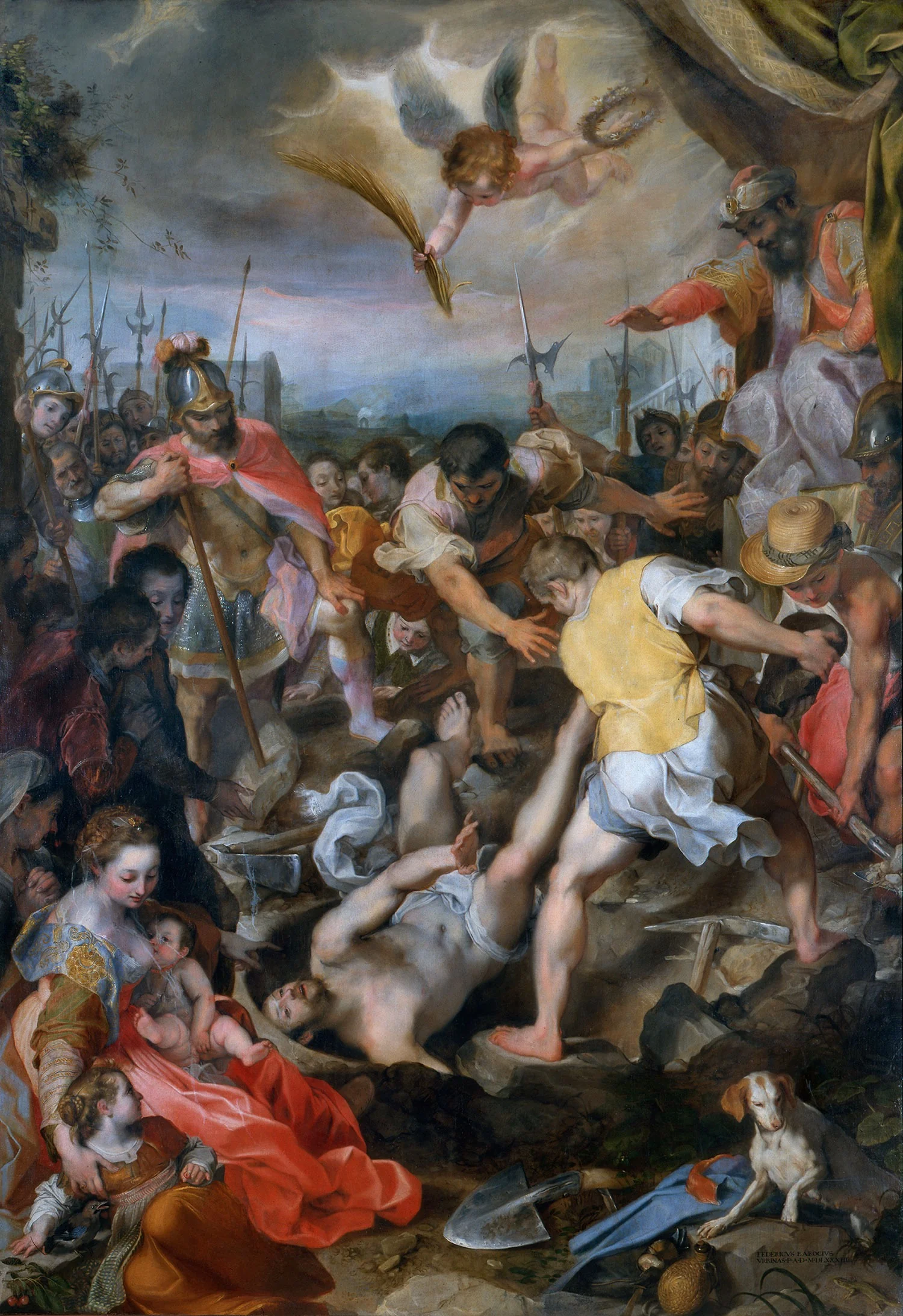 Martirio di san Vitale, by Federico Barocci, oil, 1590