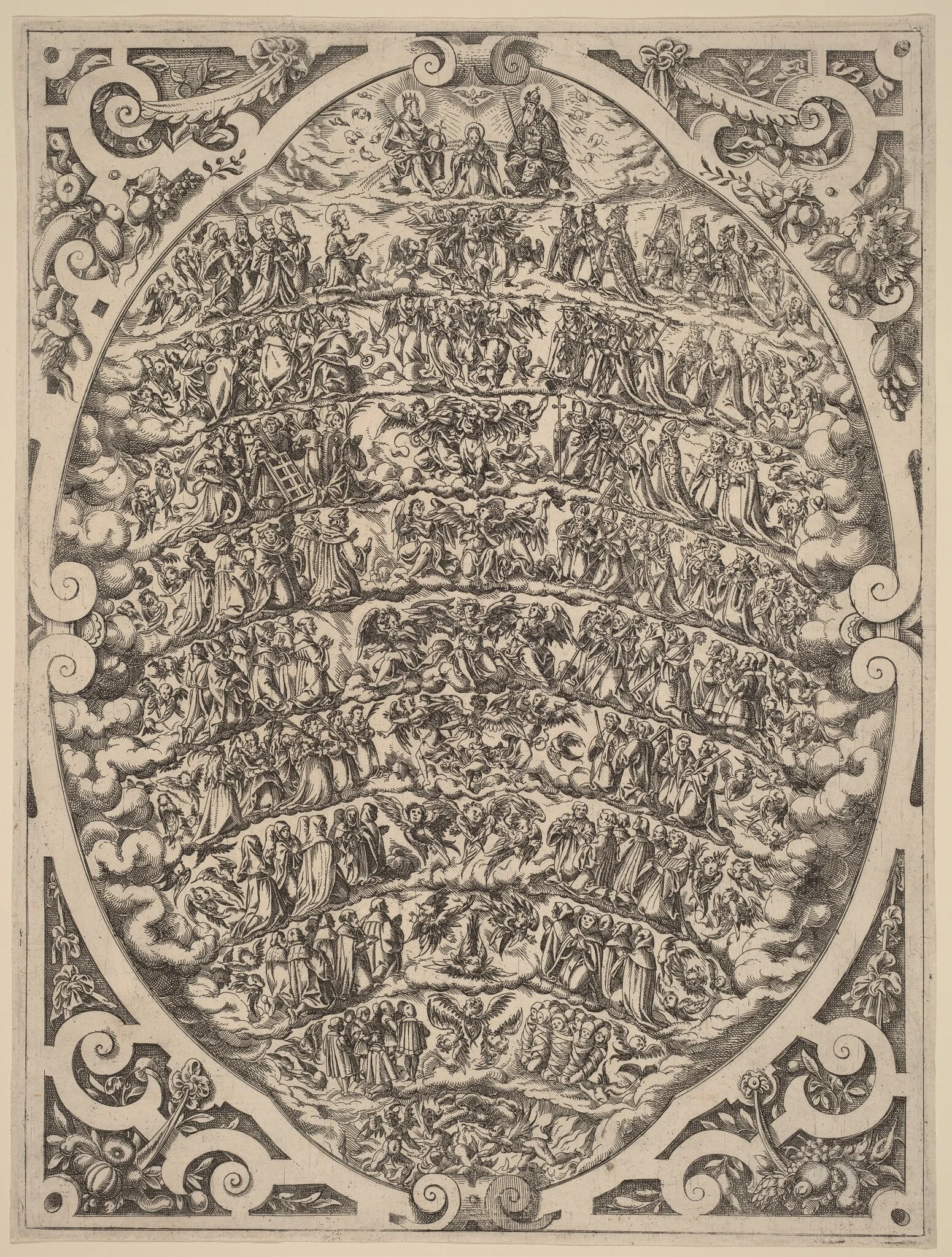 The Hierarchy of the Heavens, by Jost Amman, 1565