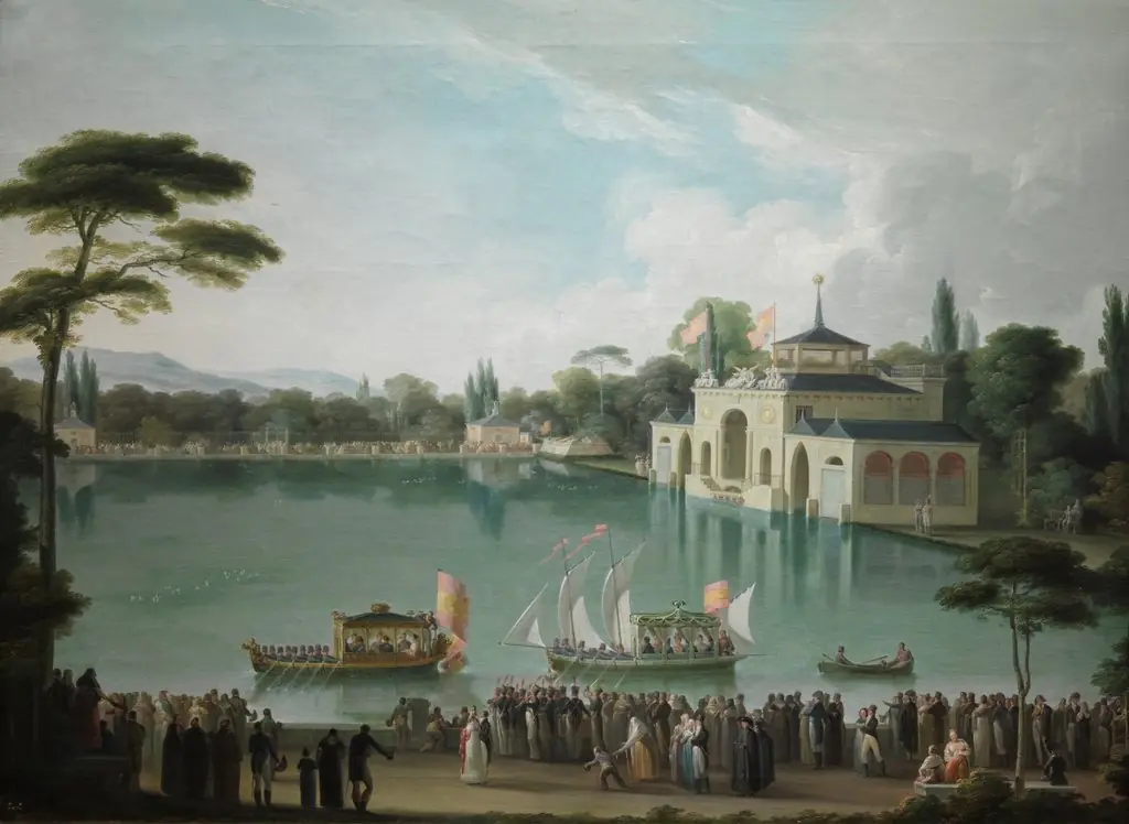 Royal Outing on the Large Lake in the Retiro