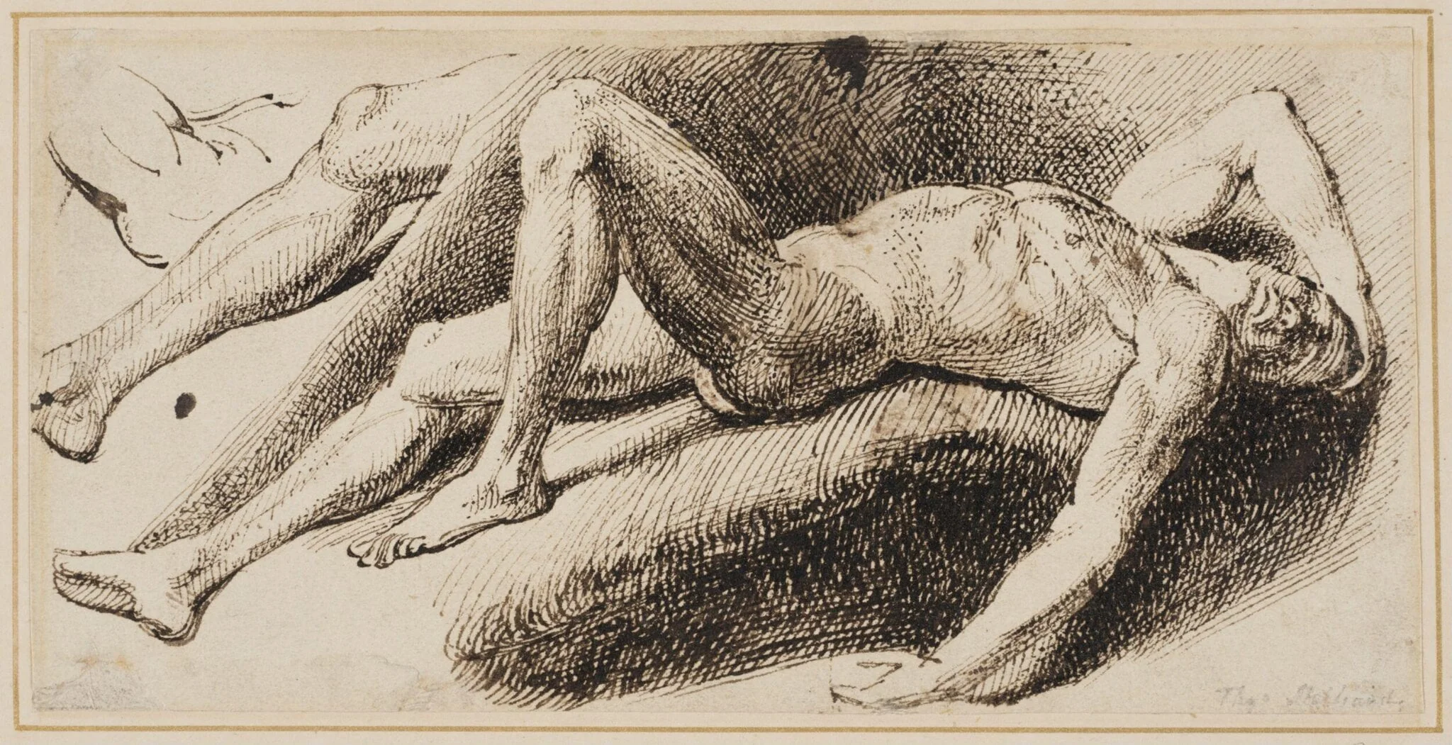 Study of a male nude