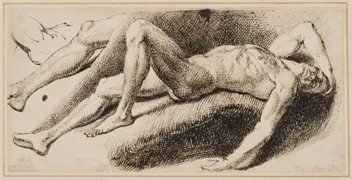 Study of a male nude