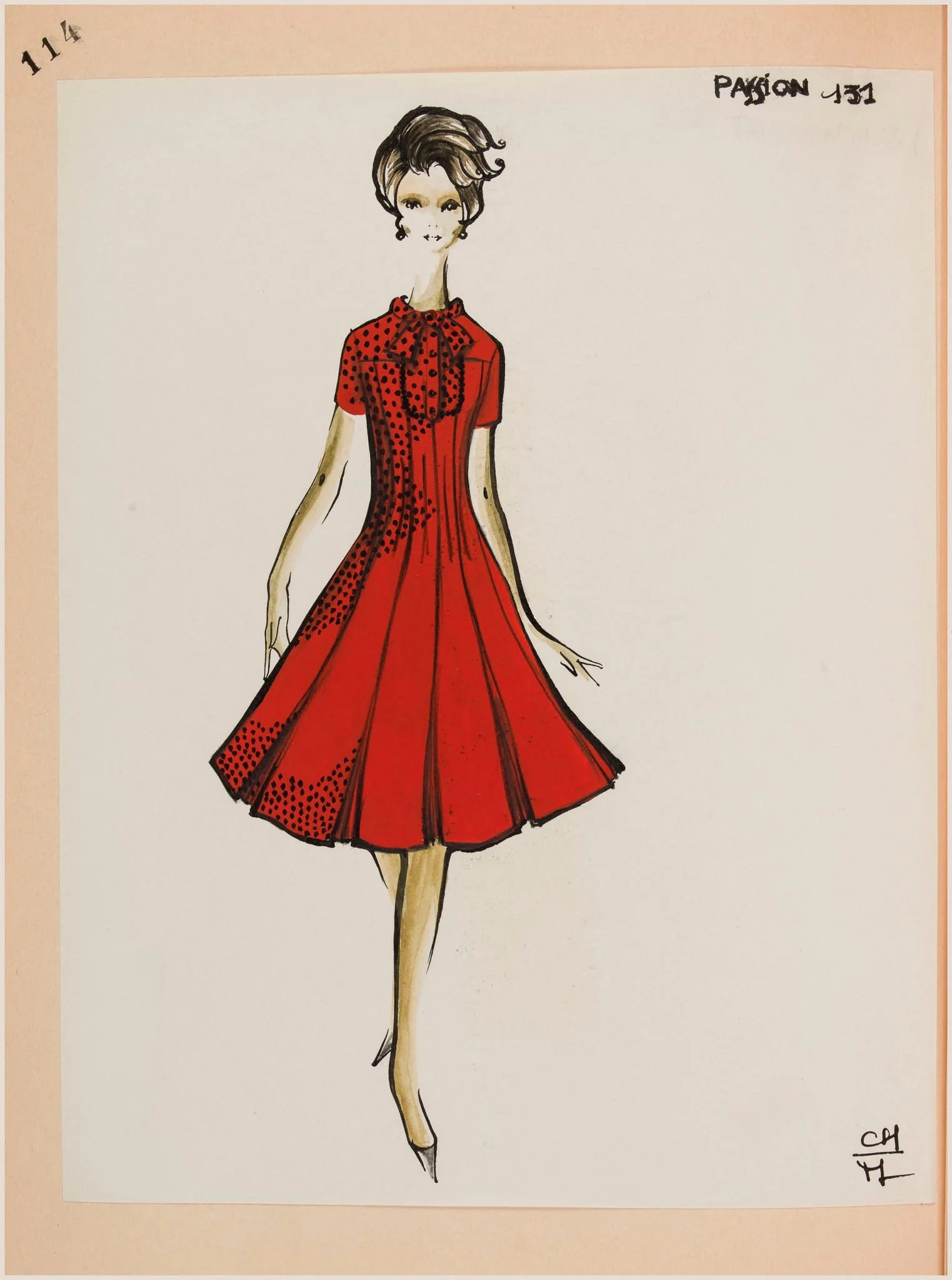 Passion, by Carven, 1963