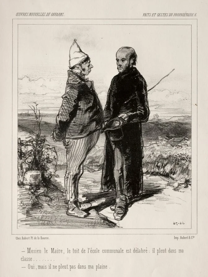 Les Martyrs, by Paul Gavarni, 1847