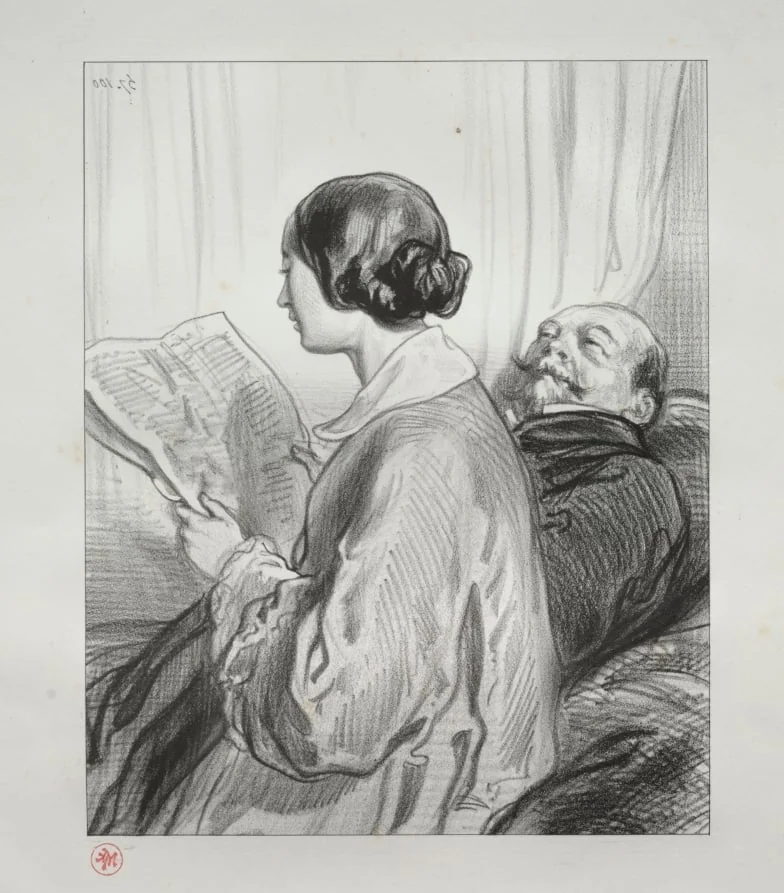 We have given no one the right to doubt the sincerity of our manifestations. Therefore, say briefly today:  No! Prussia's attitude does not in the least disquiet us, by Paul Gavarni, 1858