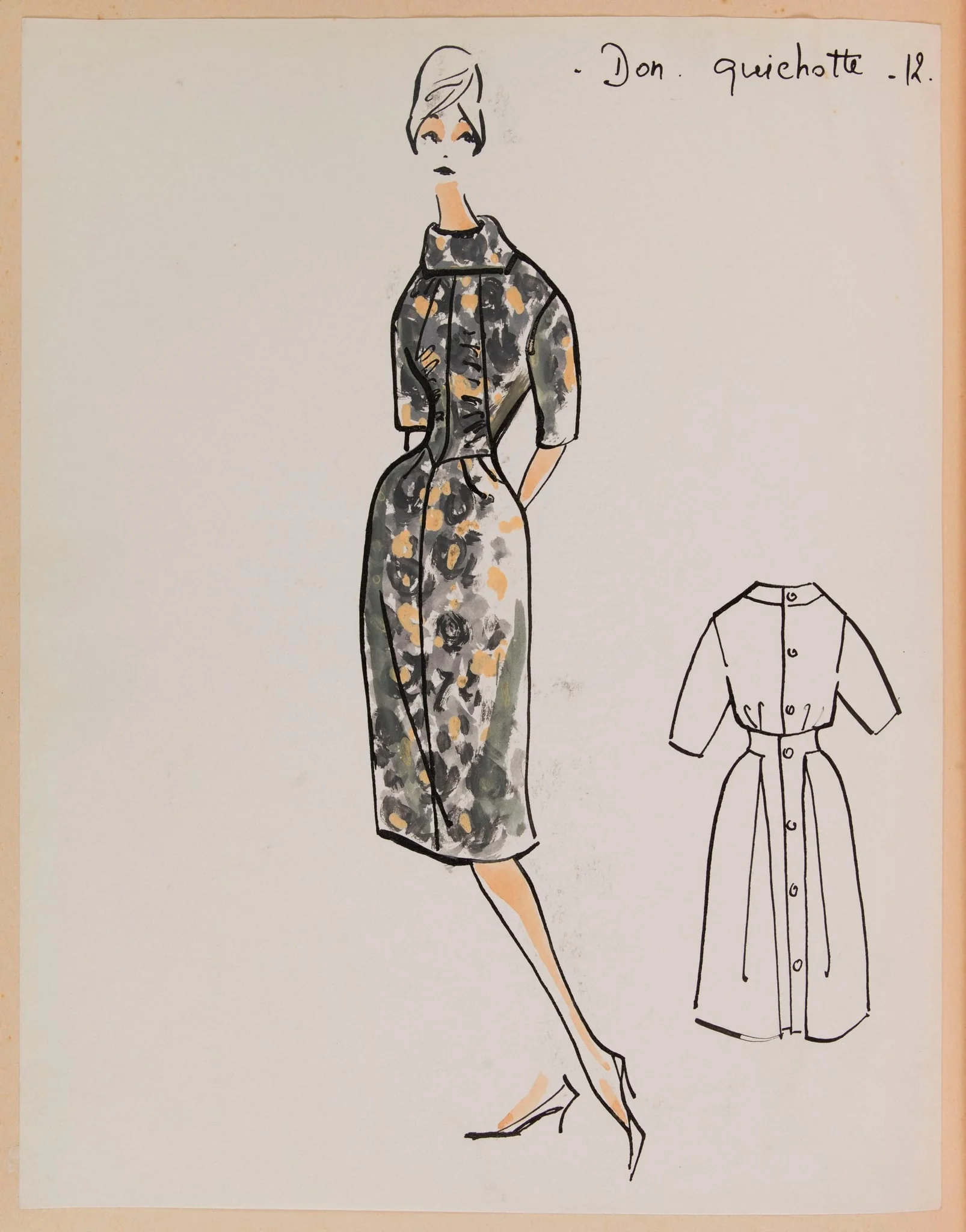 Don Quichotte, by Carven, 1958