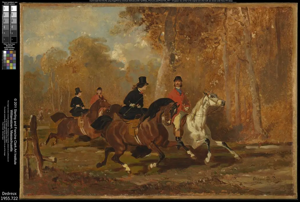 Equestrians in the Forest