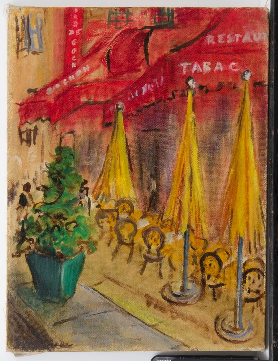 Umbrelele restaurantului, by Micaela Eleutheriade, 1972