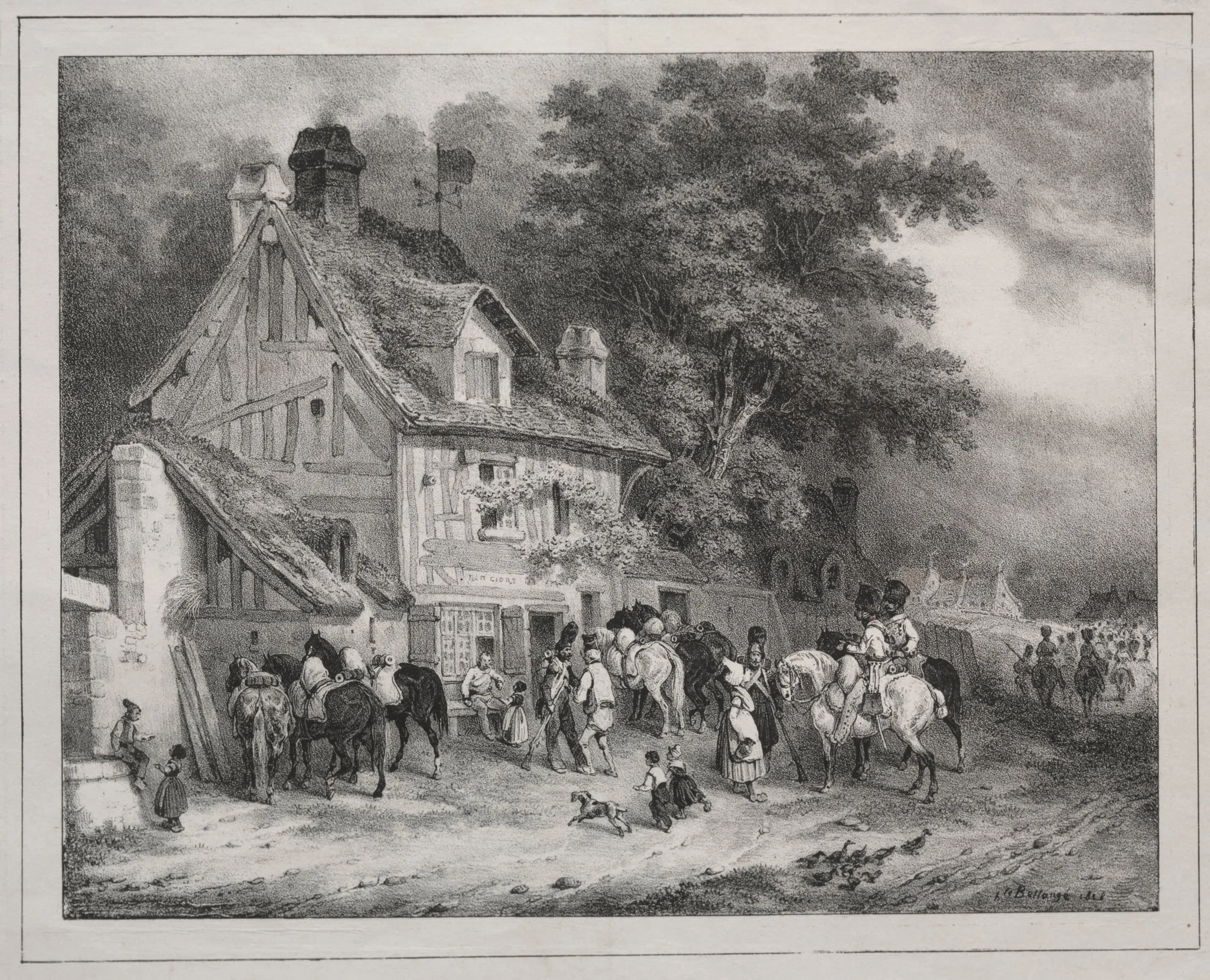 Souvenir of Normandy, by Hippolyte Bellangé, 1828