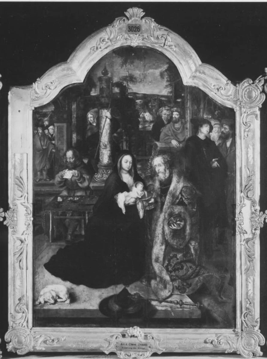 Triptych:Adoration of the Magi, by Cornelis van Cleve, unspecified, 1570