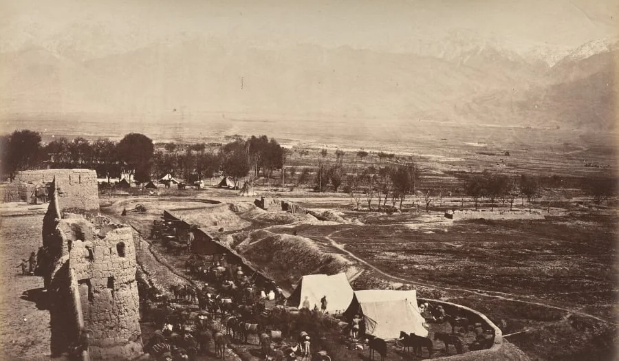 Landi Kotal, The Camp, Looking South, by John Burke, 1879