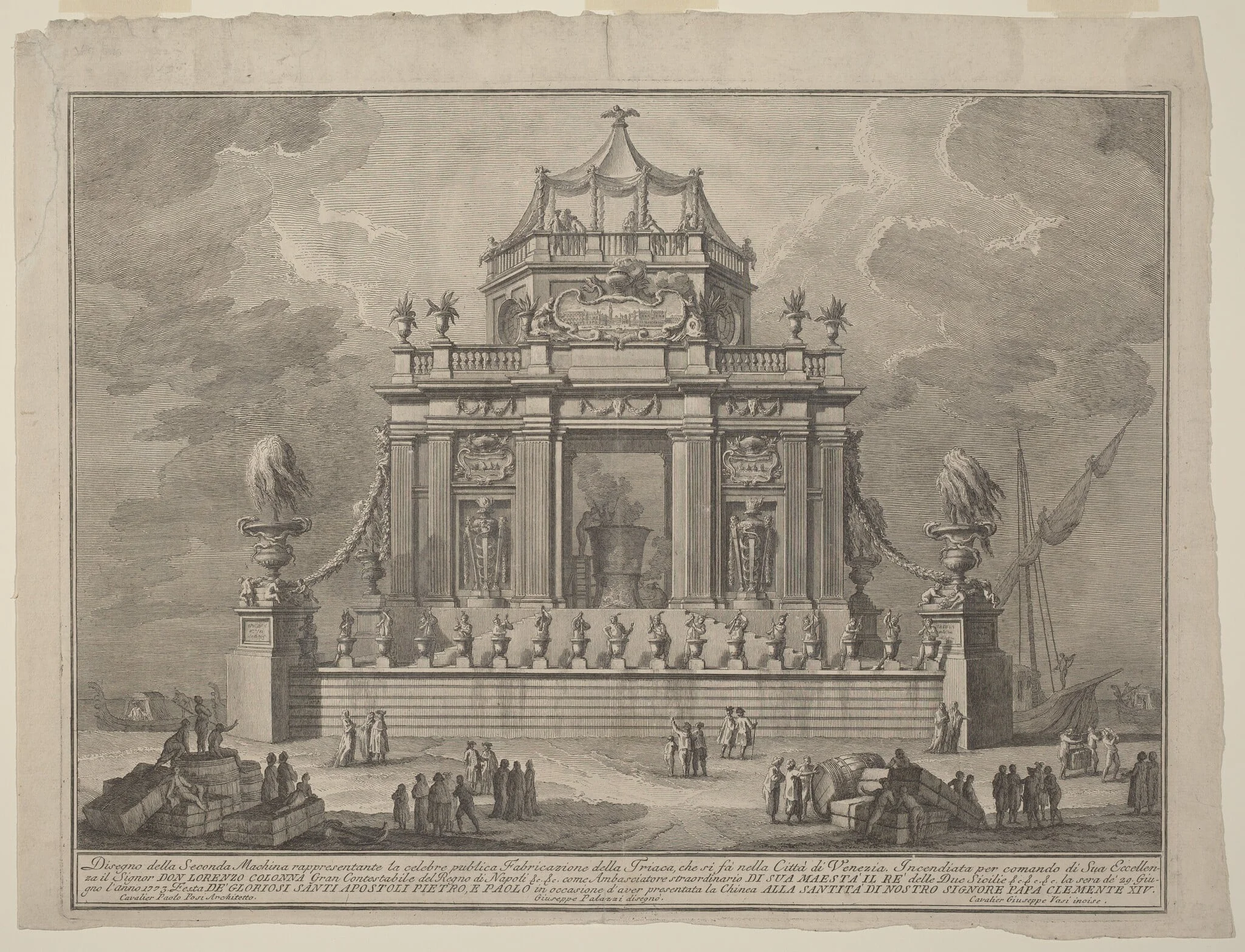 The Seconda Macchina for the Chinea of 1773: The Preparation of Theriac in Venice