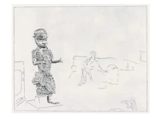 XI. Living Room. Artist's Proof