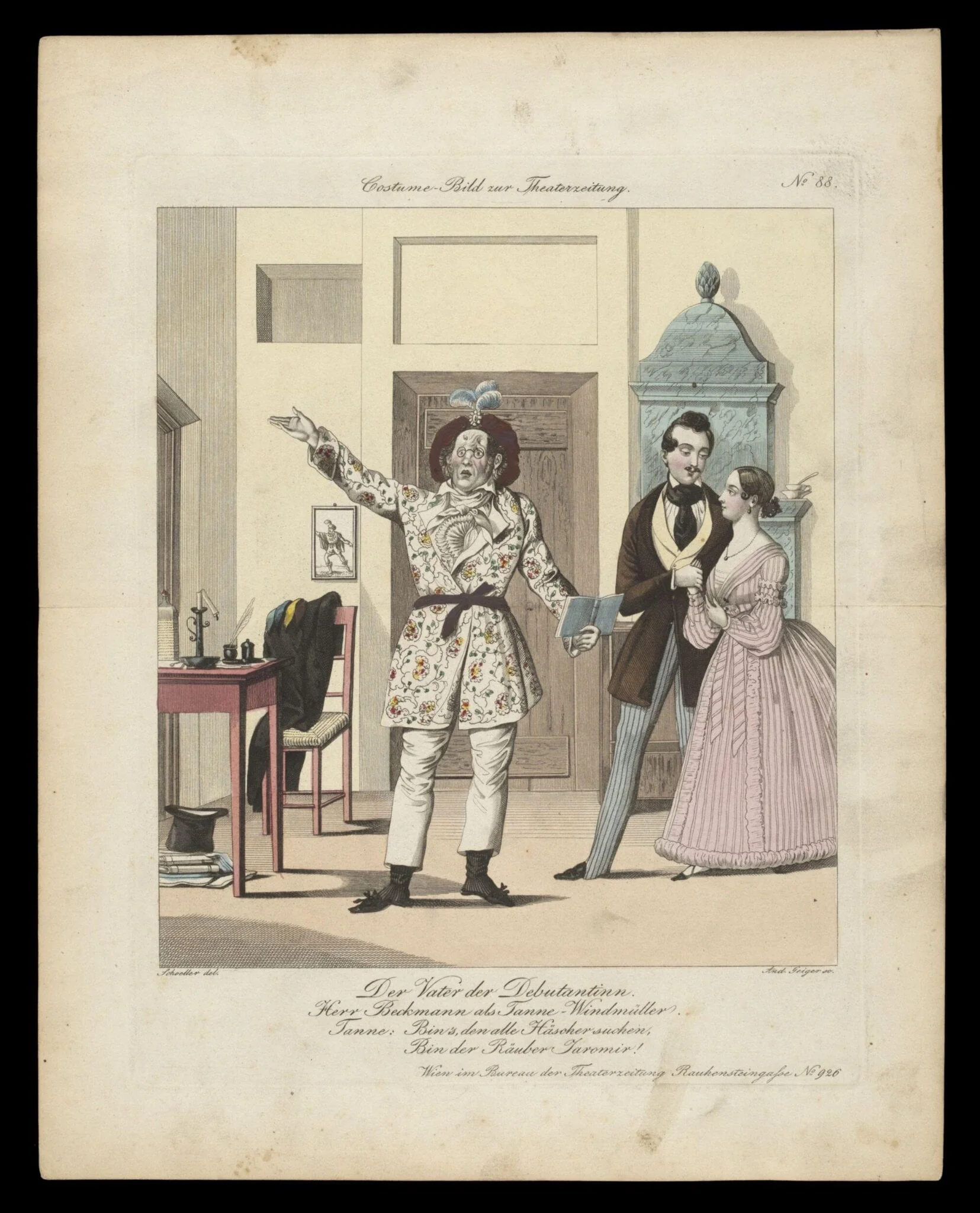 H Beard Print Collection, by Schoeller, 1850