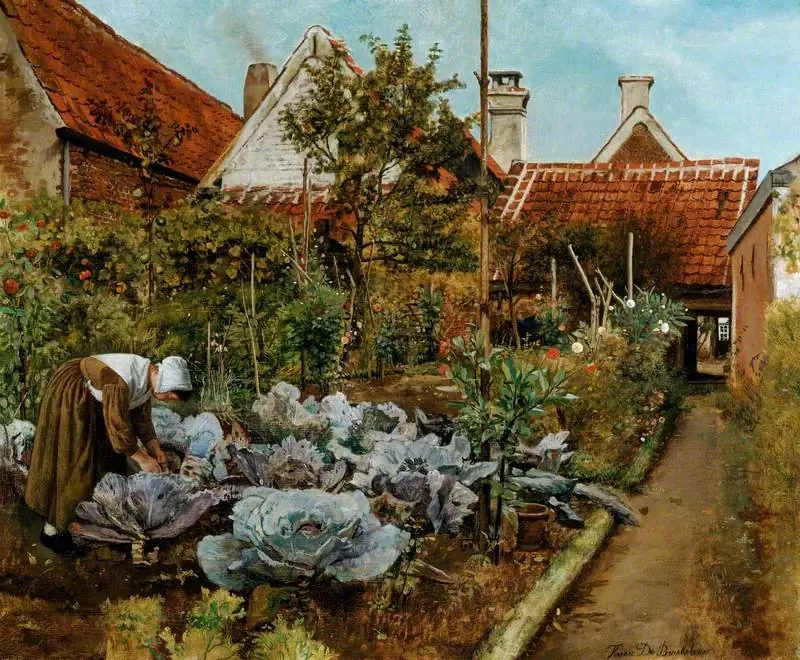 A Flemish Kitchen Garden: La coupeuse des choux