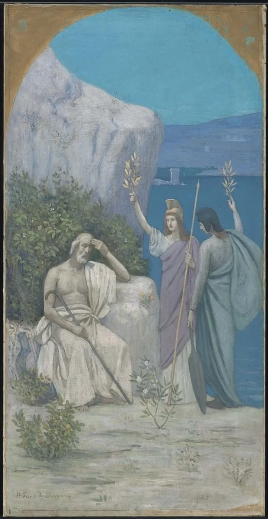 Homer: Epic Poetry (reduction of a mural in Boston Public Library)