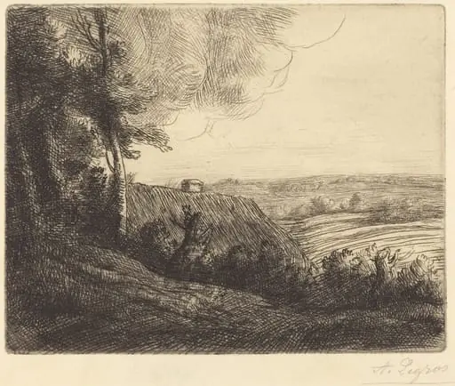 Landscape: Road to Horville (Paysage: Chemin d'Horville)