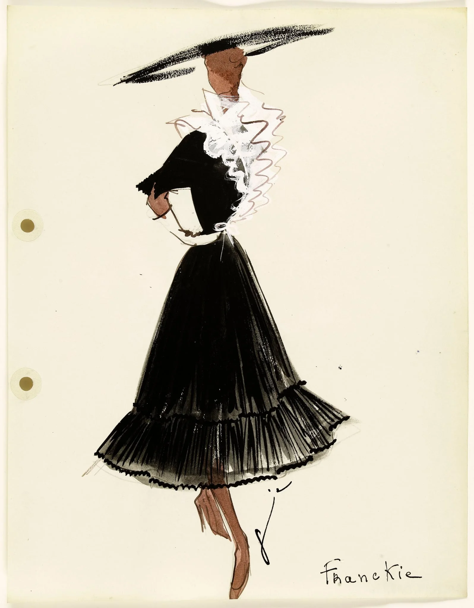 'Franckie', by Carven, 1951