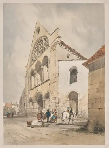 Picturesque Architecture in Paris, Ghent, Antwerp, Rouen:  St. Andre, Chartres, France