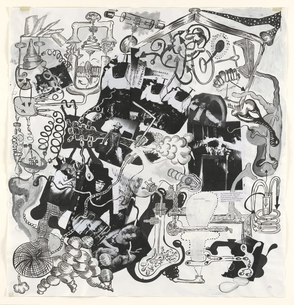 Untitled, by John Bock, watercolor, 1996