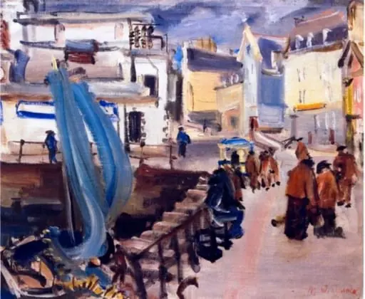 Port de pescari la Douarnenez