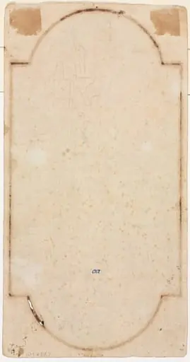 Fragment of an Arch (tracing from recto) (verso)
