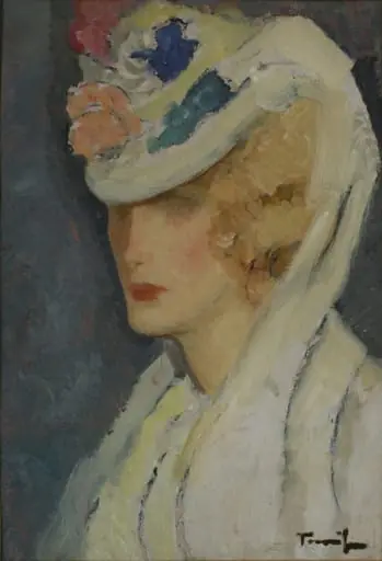 Portret de femeie cu pălărie (O englezoaică)