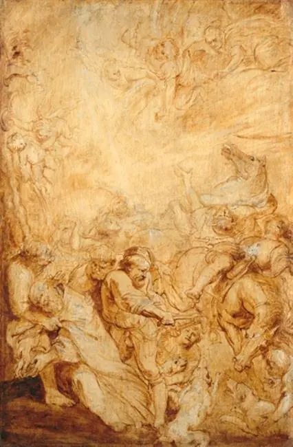 The Martyrdom of St Livinus (study)