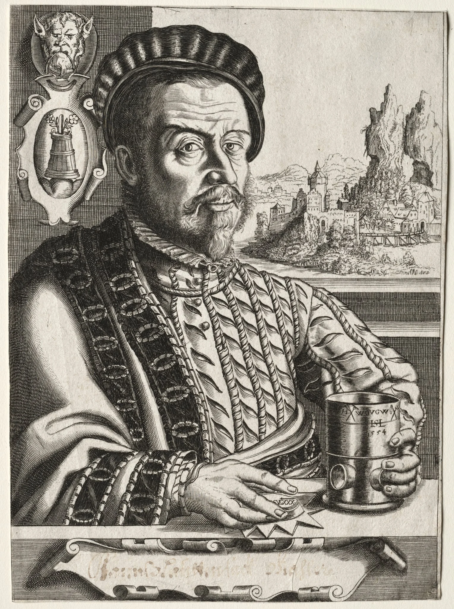 Ulrich Schwaiger, by Hanns Lautensack, 1555