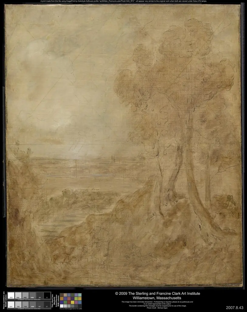 Sketch for "Dedham Vale"