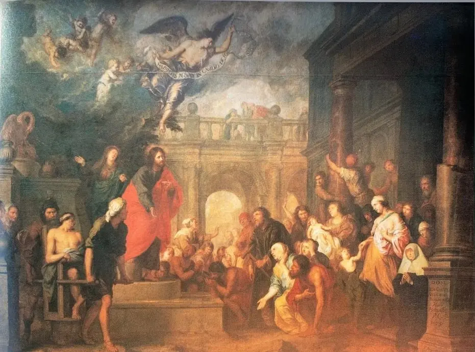 Christ Healing the Sick People Lying near the Pool of Bethesda