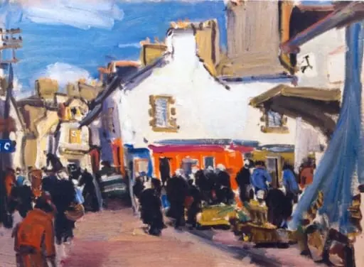 Târg în Bretonia (Douarnenez)