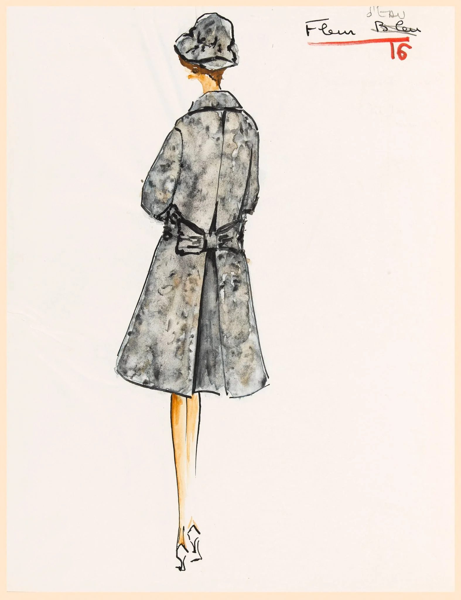 Fleur d'eau, by Carven, 1967