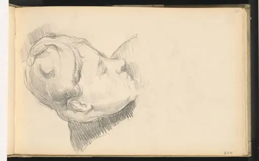 Madame Cezanne with her Head Lowered