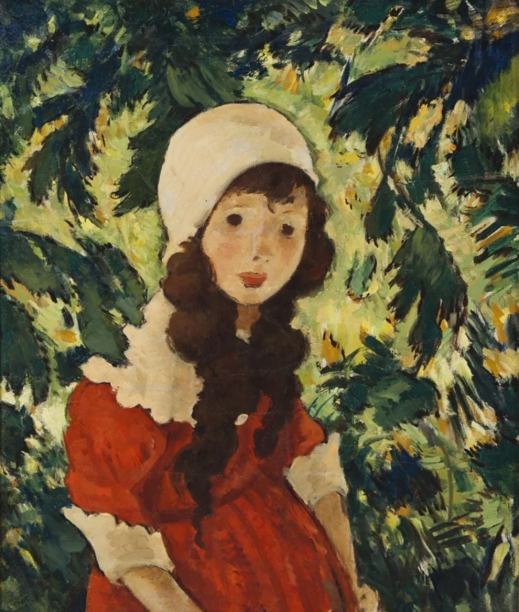 Fata pădurarului, by Nicolae Tonitza, 1925