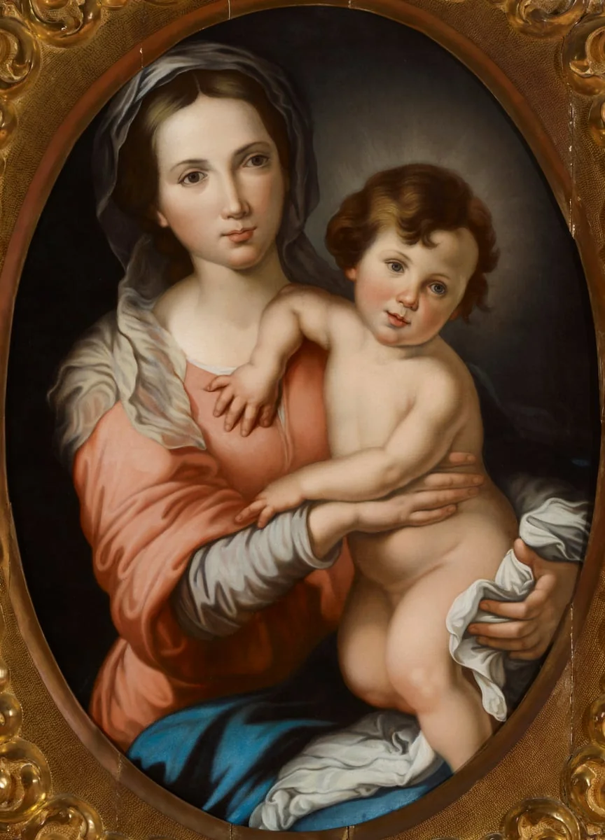 Neitsyt Maria ja lapsi, by Bartolomé Esteban Murillo, unspecified
