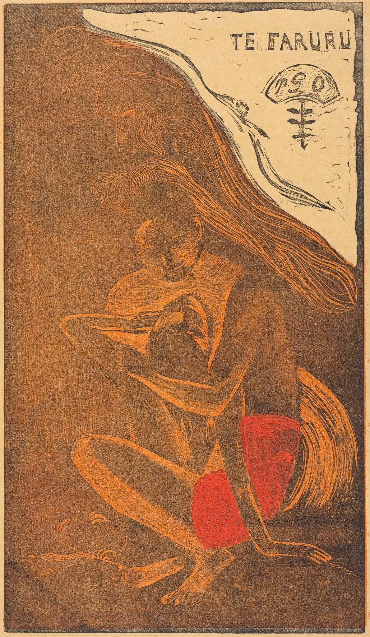 Te Faruru (They are Making Love Here), by Paul Gauguin, ink, 1894