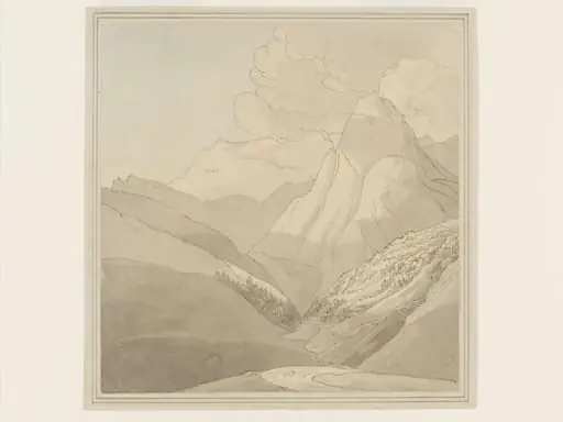 The Alps near the source of the Rhine