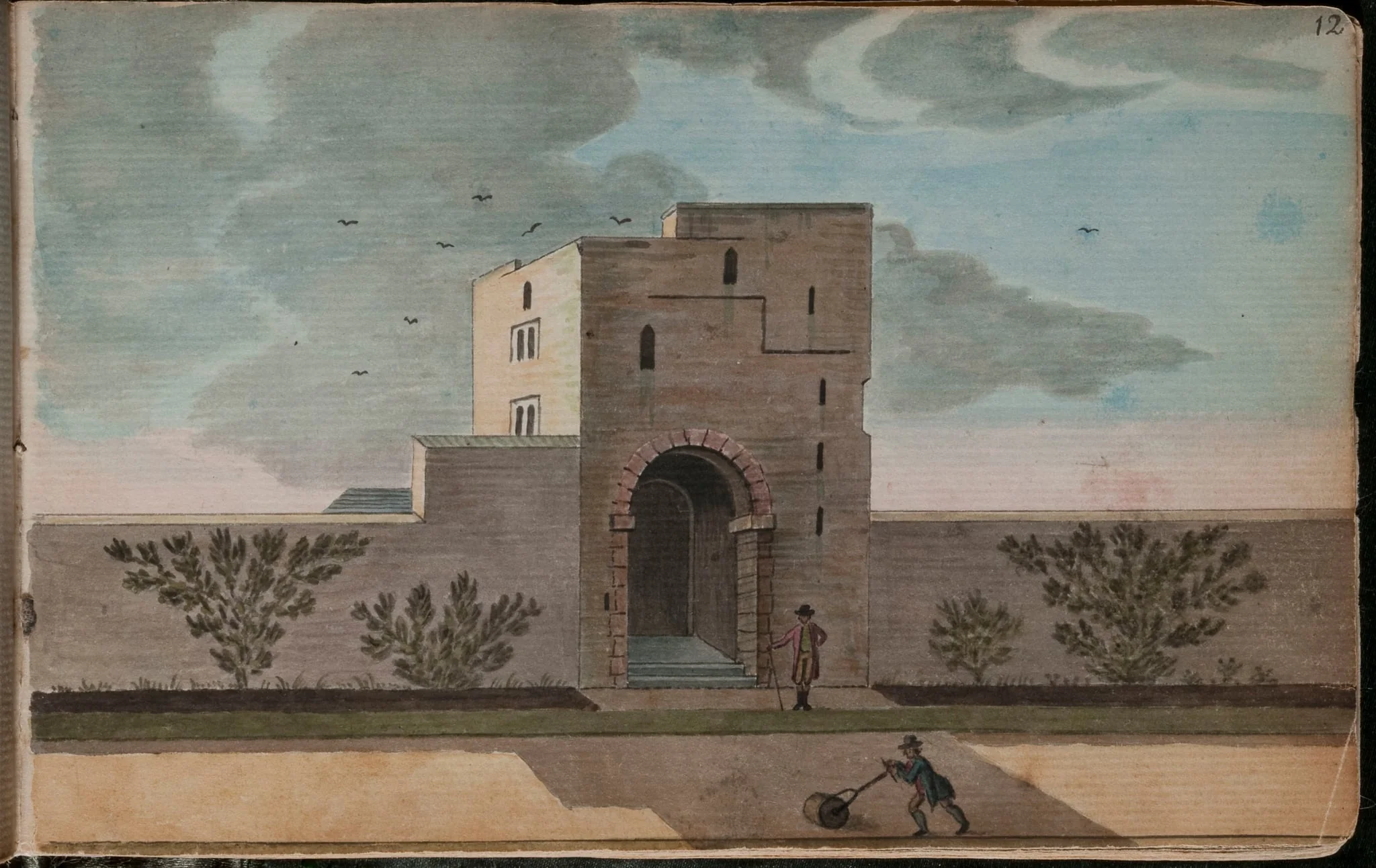 View of the castle at Tallagh [Tallaght], 4 miles from Dublin [...]