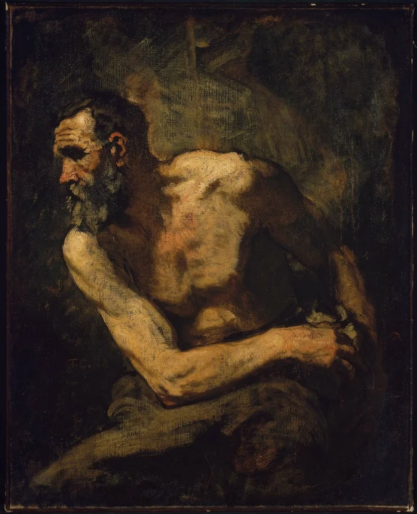 A Miser (study for Timon of Athens), by Thomas Couture, oil, 1888