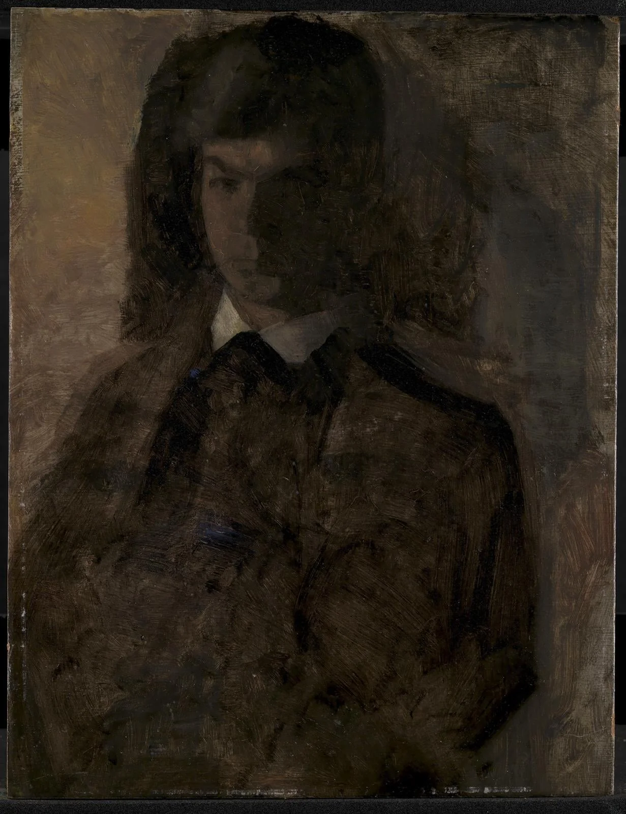 Maleren Svend Hammershøi, kunstnerens broder, by Unknown, 1850