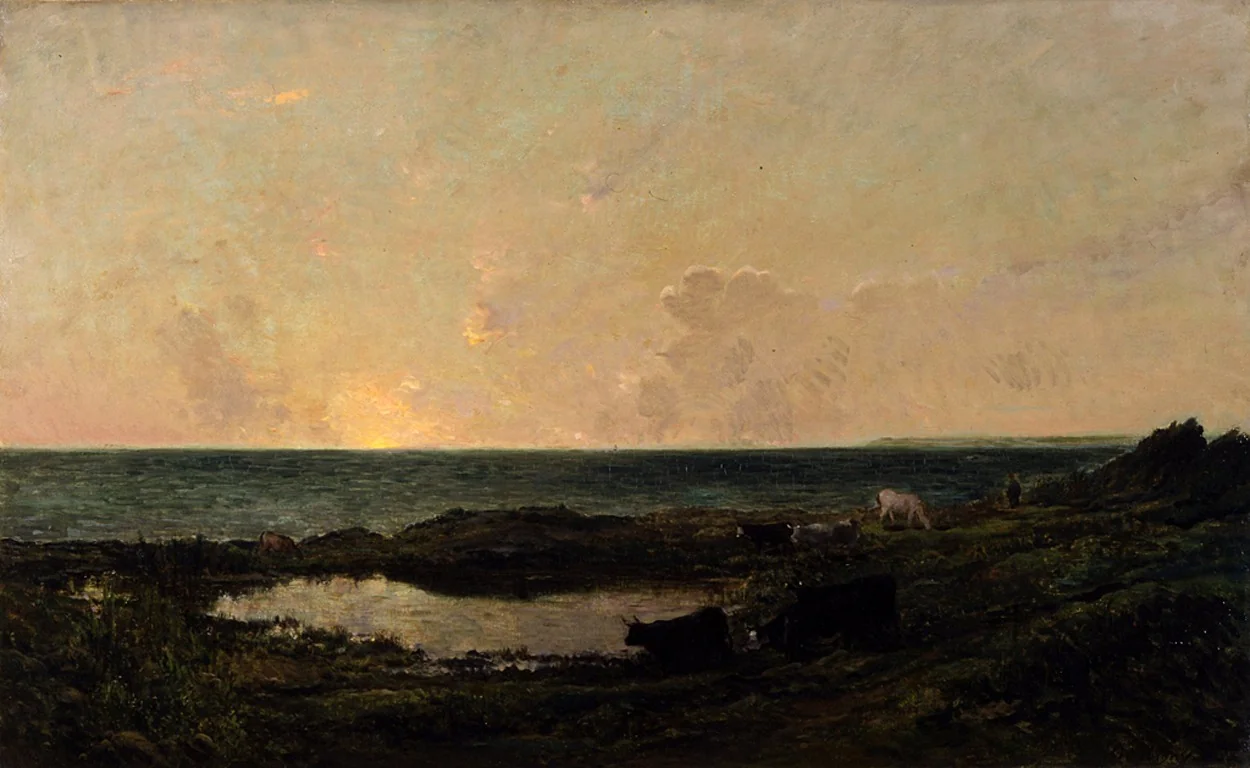 Sunset on the Coast at Villerville