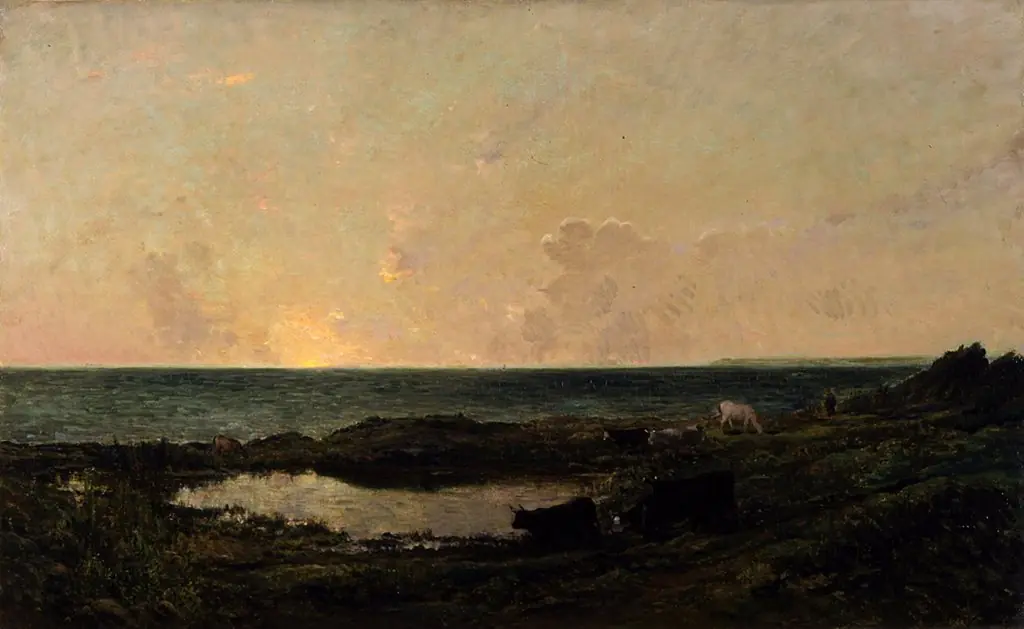 Sunset on the Coast at Villerville