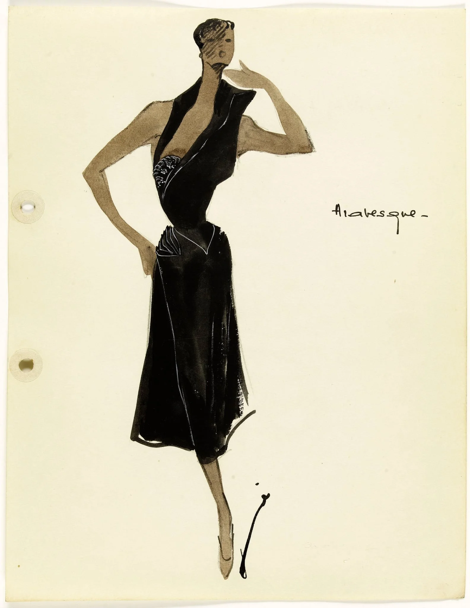 'Arabesque', by Marie-Louise Carven, 1951