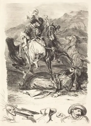 The Battle of the Giaour and the Pasha (Combat du Giaour et du Pacha)