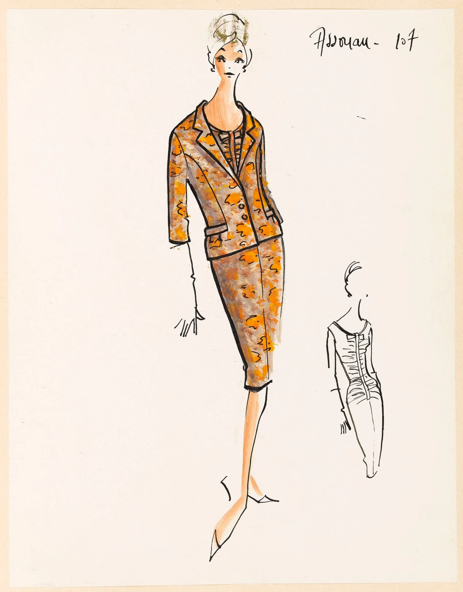 Assouan, by Carven, 1959